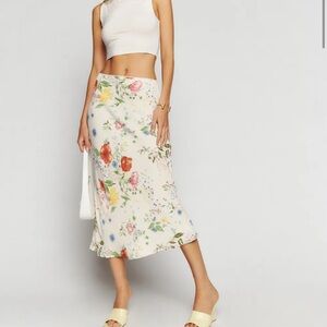 Floral Midi Skirt
